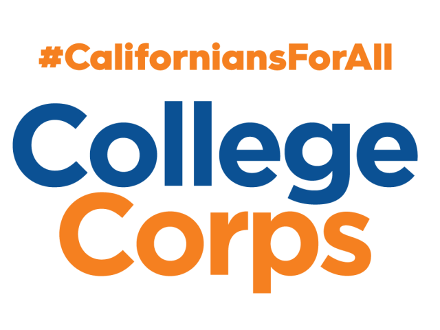 #CalifornianForAll CollegeCorps logo